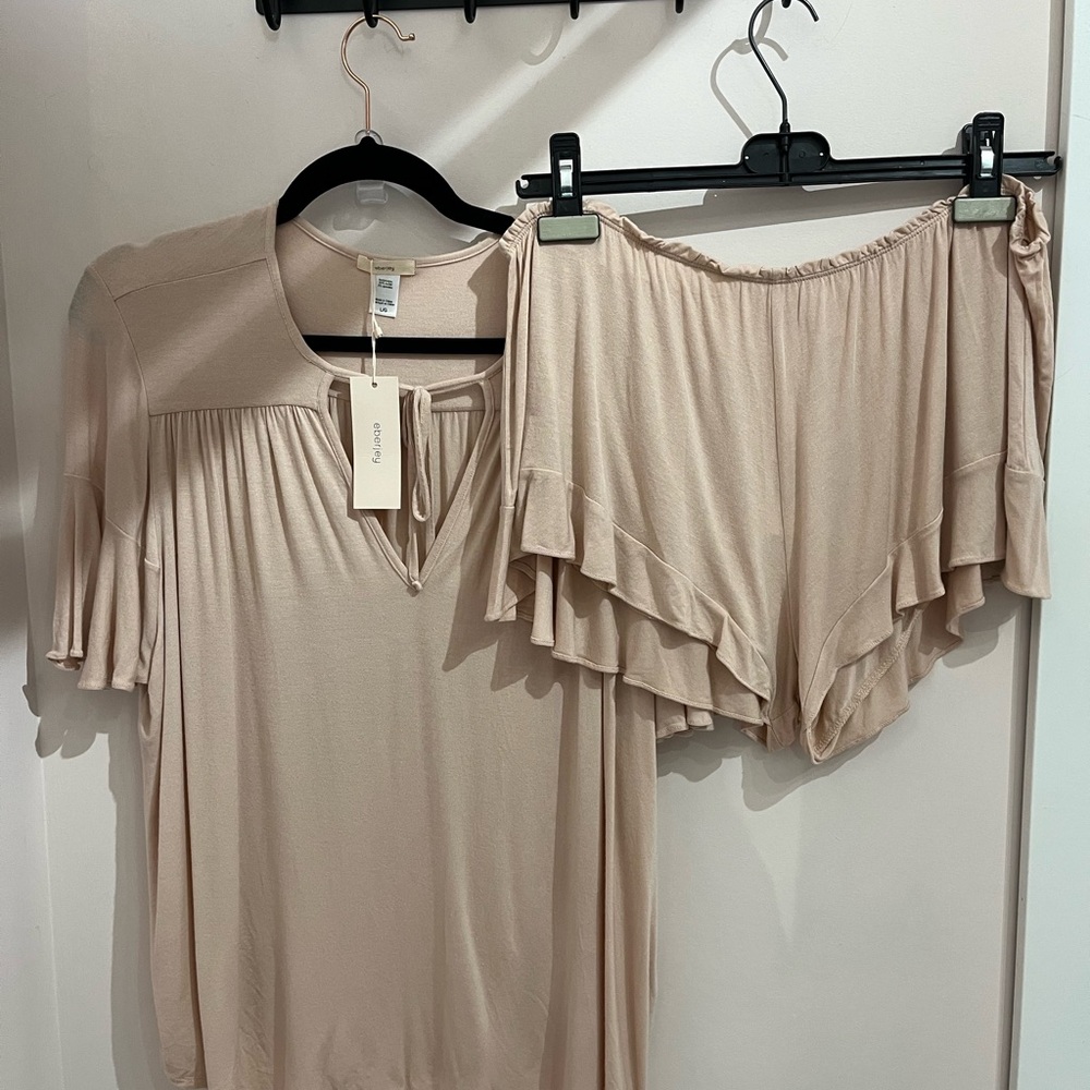 Eberjey Blush Short Pajama Set